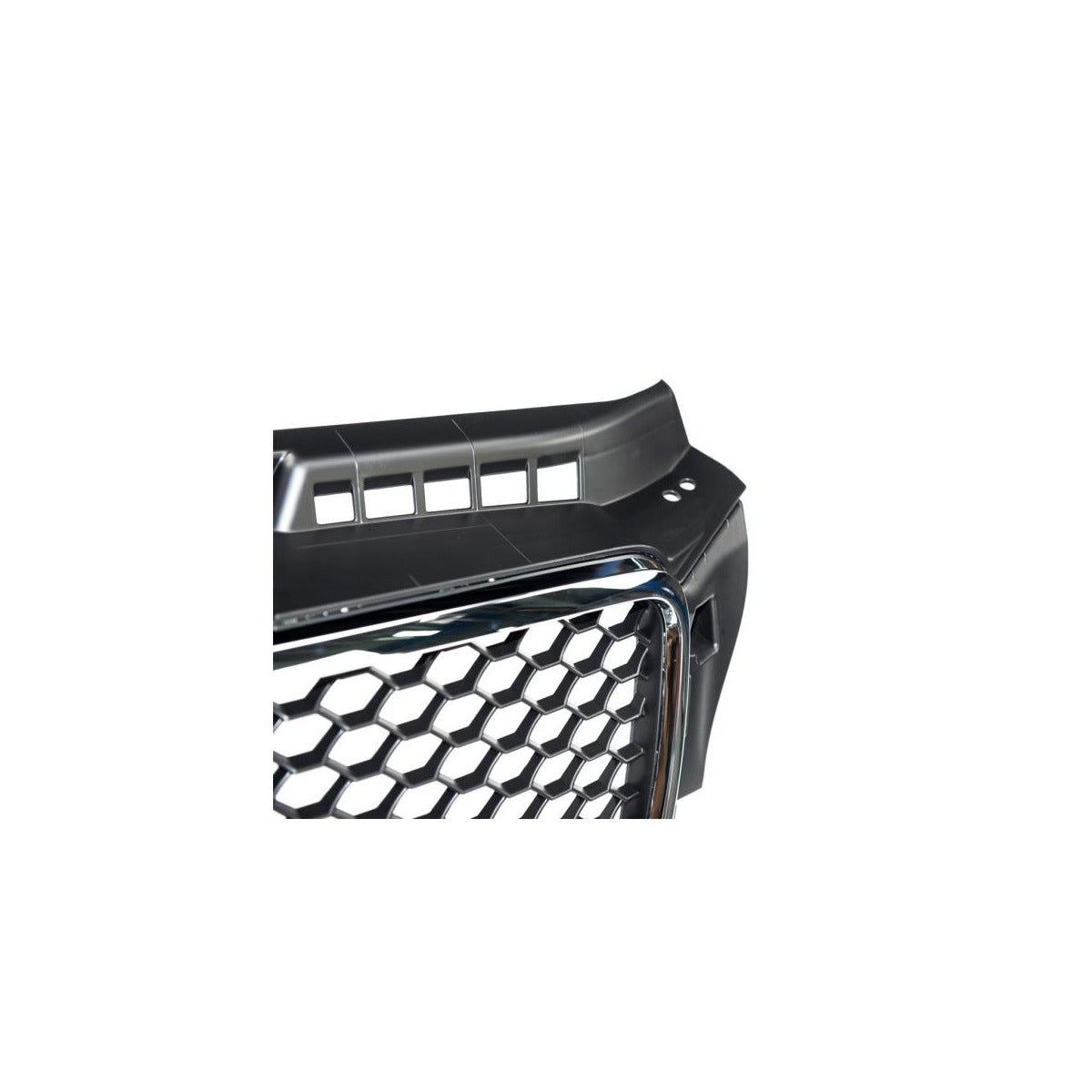 Calandre nid d'abeille noir chrome compatible avec Audi A3 8P Facelift 08-13 sauf S et RS3