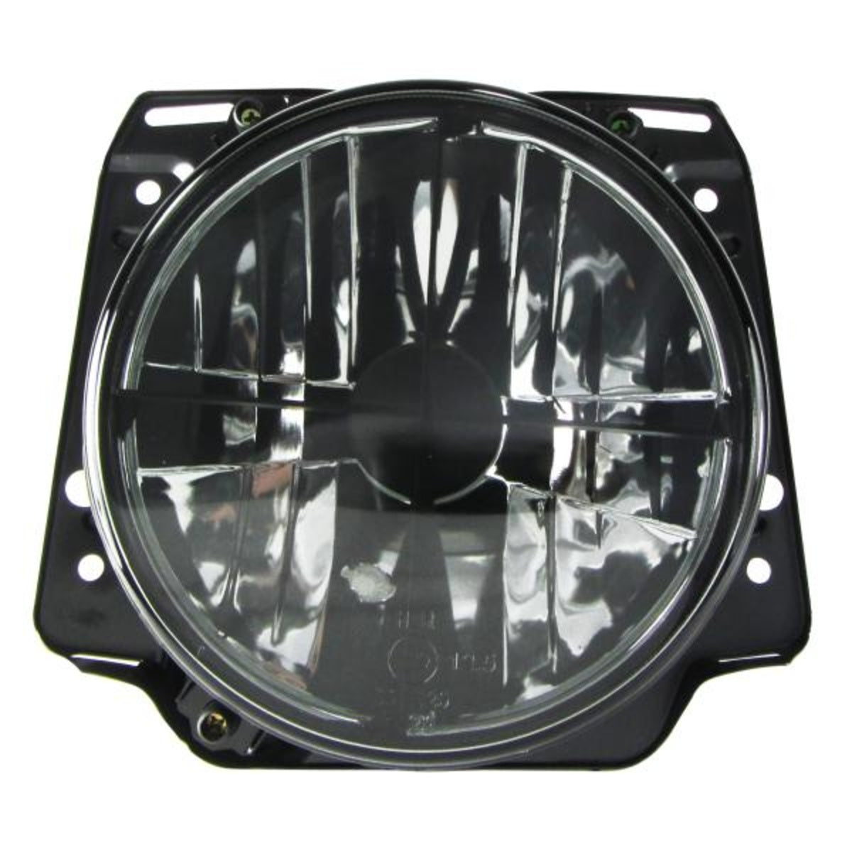 Phares noirs avec croix pour VW Golf 2