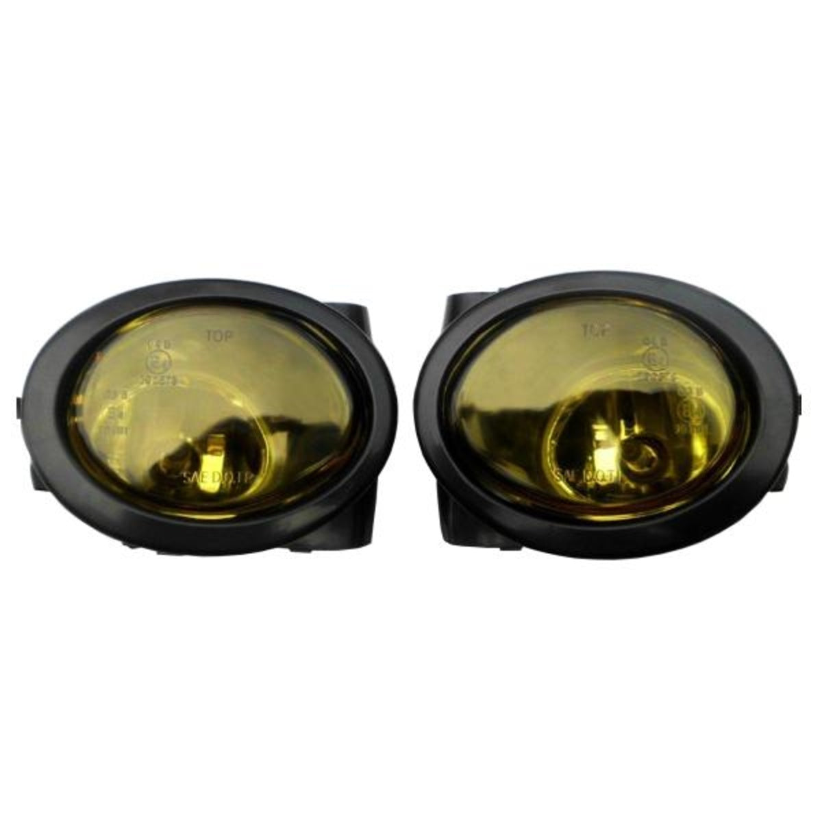 Projecteurs antibrouillard jaunes avec cadre compatibles pour BMW E46 M3 année 1998-2007 et E39 M5 année 1998-2005
