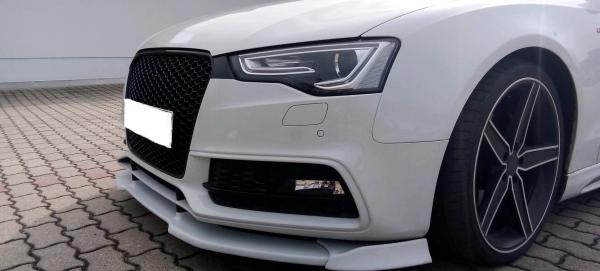 Sportgrill Frontgrill Kühlergrill Passend für Audi A5 S5 12-16 Wabengrill mit Emblemhalter