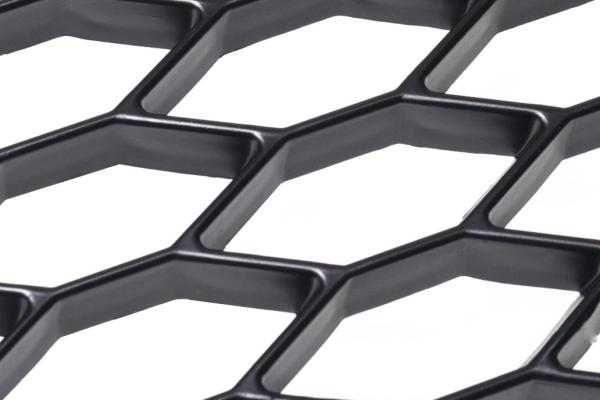 Frontgrill schwarz Sport mit Kennzeichenhalter passend für Audi A4 B8 8K