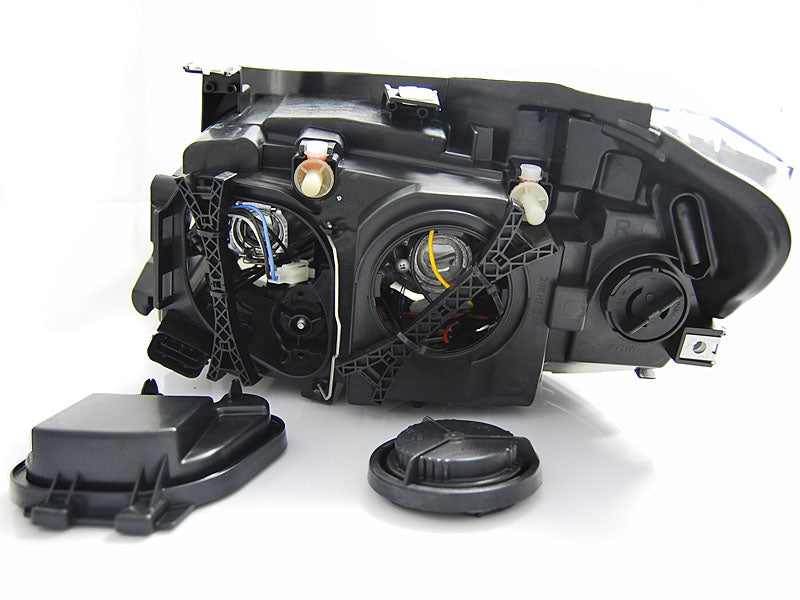 Scheinwerfer Angel Eyes LED Schwarz passend für BMW X1 E84 10.09-07.12