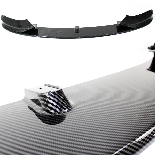 Frontspoiler Ansatz Lippe Stossstange Sport Performance +ABE+ Carbon Optik 3-teilig, passend für BMW 4er F32/ F33/ F36, 2013-2021