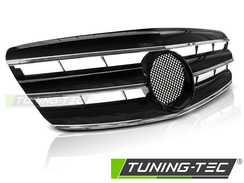 Sportgrill Schwarz/Chrom passend für Mercedes W221 05-09