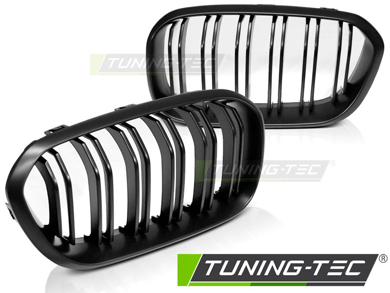 Sportgrill Schwarz matt Doppelsteg passend für BMW F20 F21 LCI 15-18