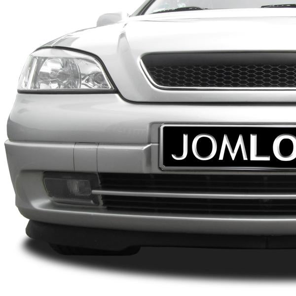Kühlergrill ohne Emblem mit Chromrahmen und Wabengitter, schwarz passend für Opel Astra G
