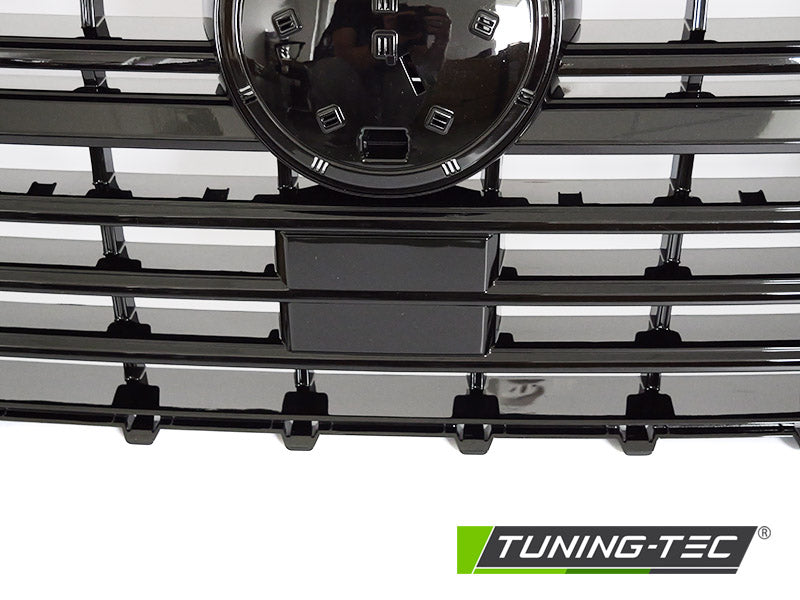 Sportgrill mit Stoßfängerelement und Emblemhalter Schwarz glänzend passend für VW T6.1 20-