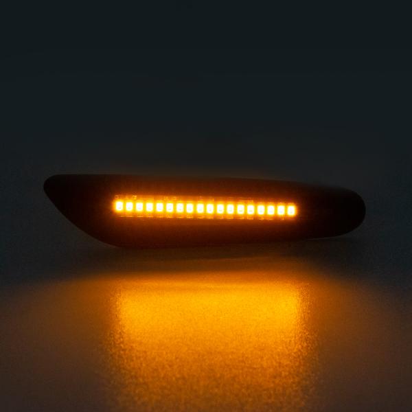 LED SEITENBLINKER SCHWARZ SMOKE Passend FÜR BMW 5er E60 E61 X1 X3 Seiten-Blinker