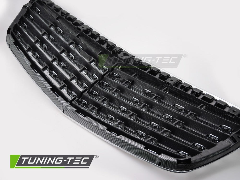 Sportgrill Chrom/Carbon-Look passend für Mercedes S-CLASS W221 05-09