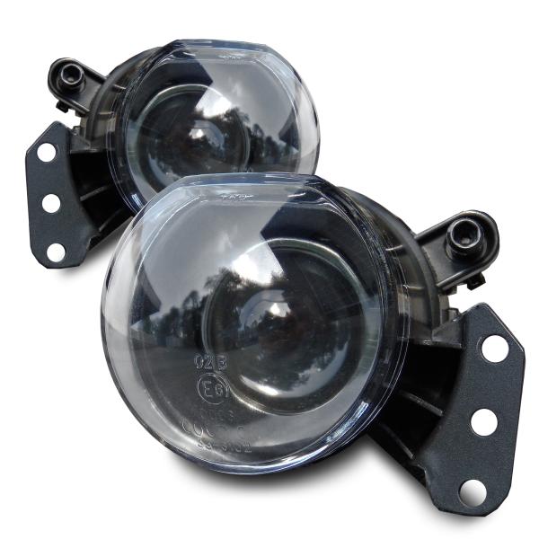 Nebelscheinwerfer Klarglas mit Projektor Linse passend für BMW E60 Limousine und E61 Touring Baujahr 2003-2007