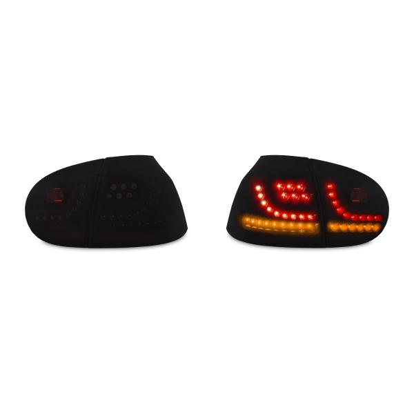 LED Rückleuchten schwarz mit Dynamik Blinker passend für Golf 5 03 - 08