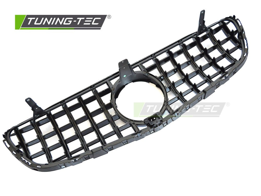 Sportgrill Schwarz glänzend mit Kameravorbereitung passend für Mercedes GLC W253 15-18