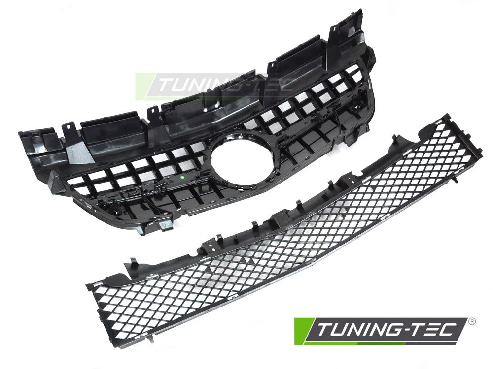 Sportgrill Schwarz/Chrom passend für Mercedes SLK R172 11-15