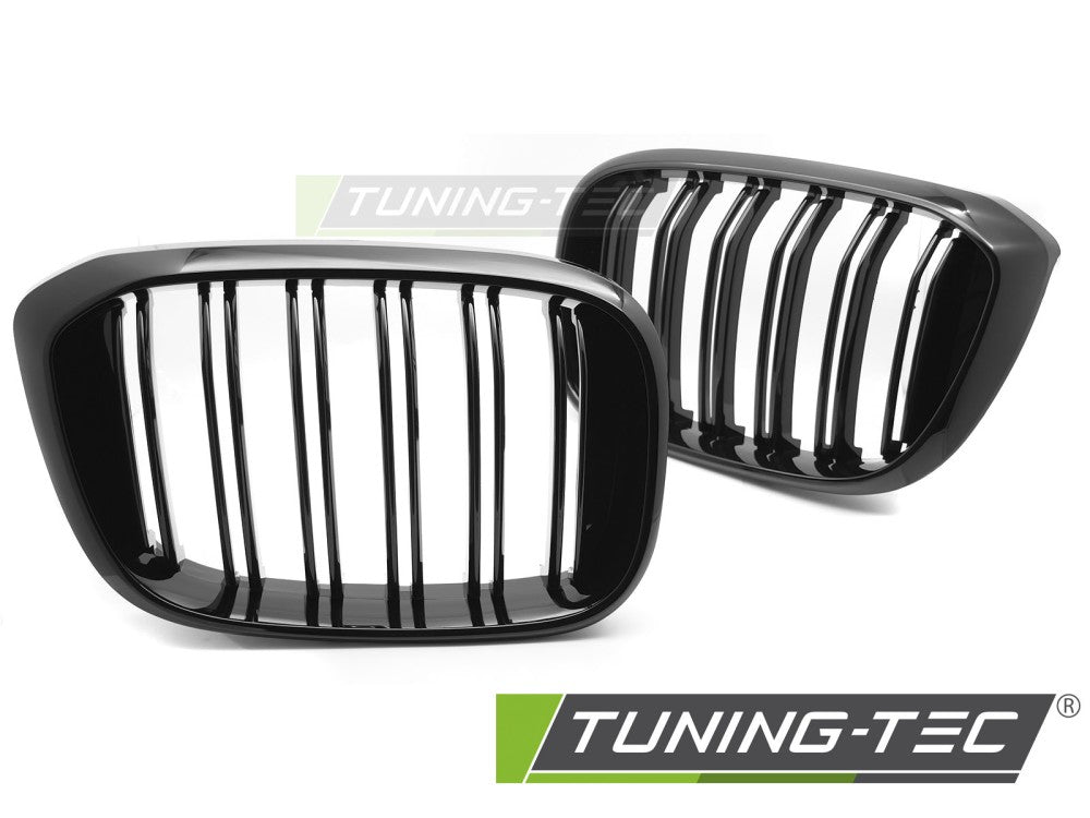 Sportgrill Sportausführung Schwarz glänzend Doppelsteg passend für BMW X3 G01 17-21 / X4 G02 18-21