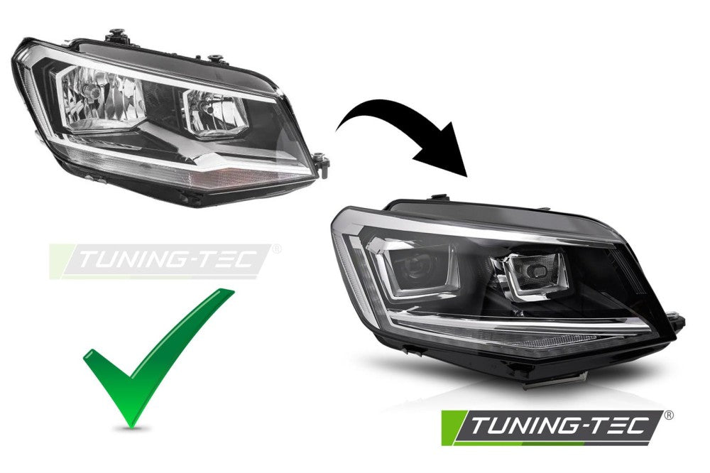 Scheinwerfer Voll-LED SEQ LED-Tagfahrlicht passend für VW CADDY 15-20