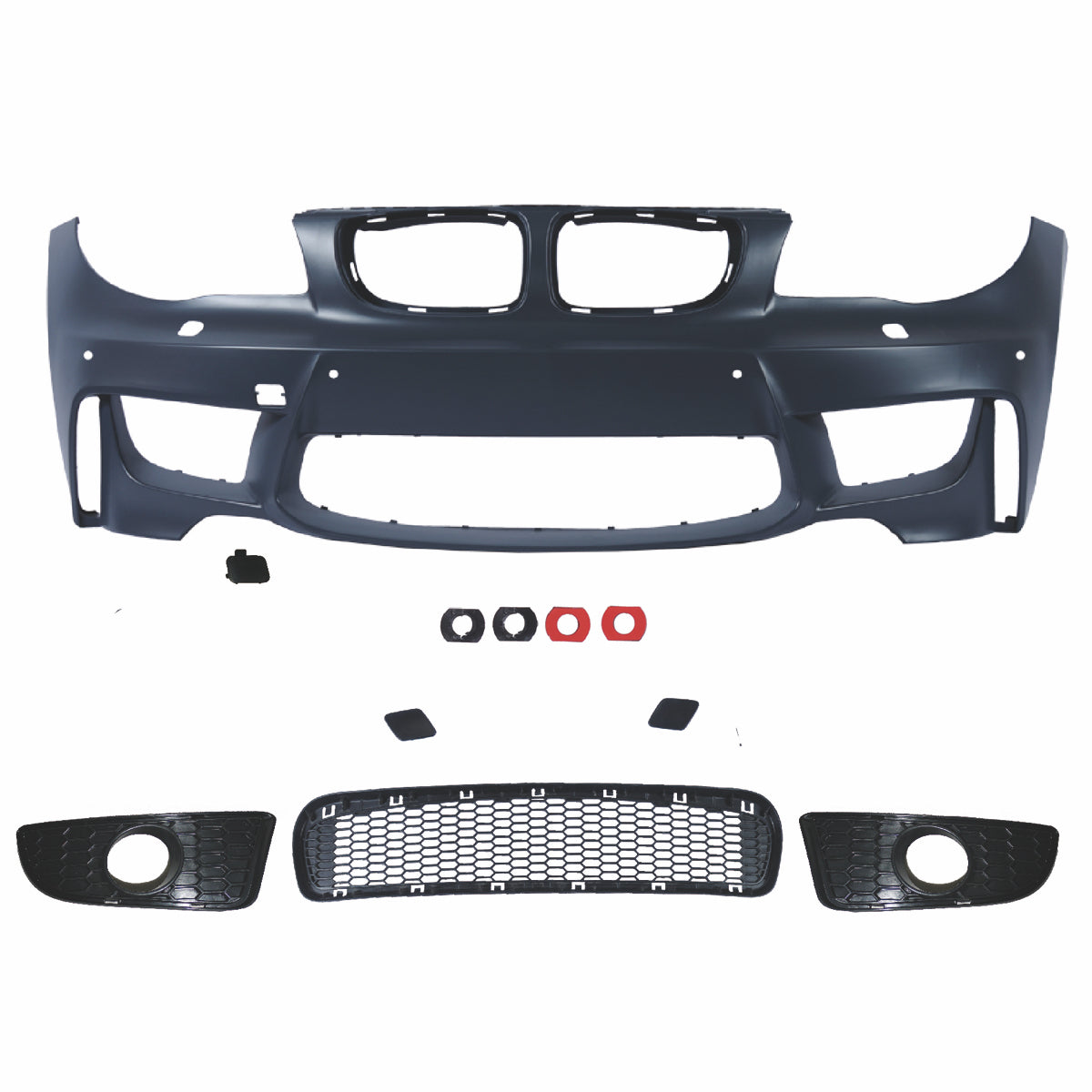 Frontstoßstange Sport mit PDC mit SRA passend für BMW 1er E81 E82 E87 E88 2004-2013 – Ansicht 2