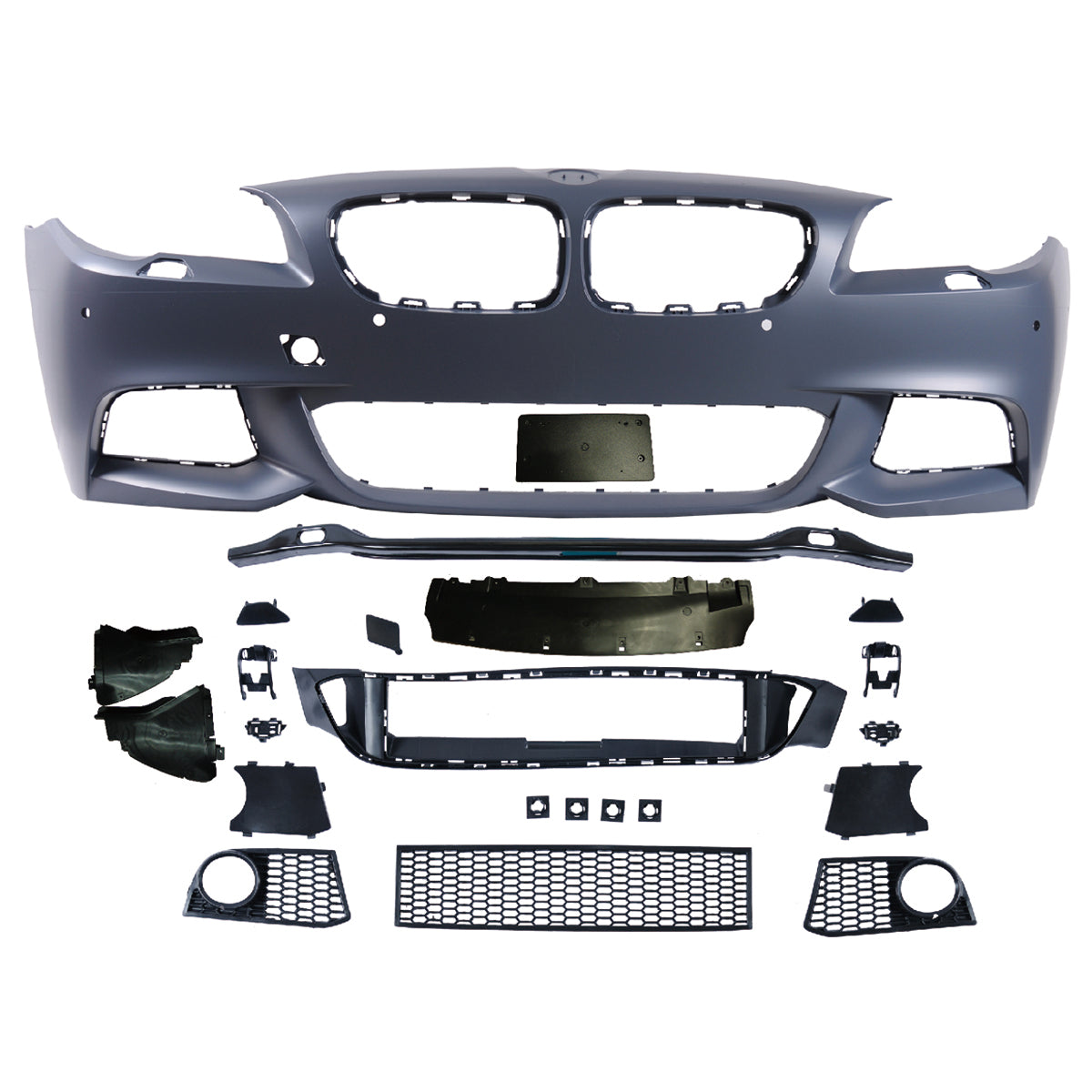 Frontstoßstange Sport mit PDC mit SRA passend für BMW 5er F10 F11 2010-2013 – Ansicht 2