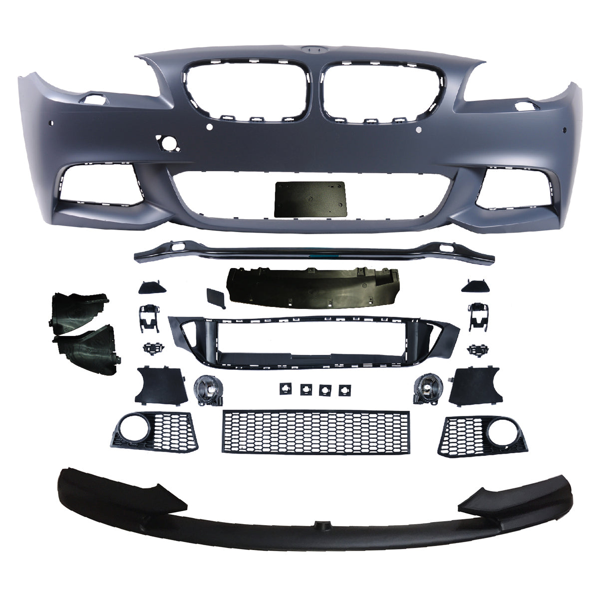 Frontstoßstange Sport mit PDC mit SRA passend für BMW 5er F10 F11 2010-2013 – Ansicht 2