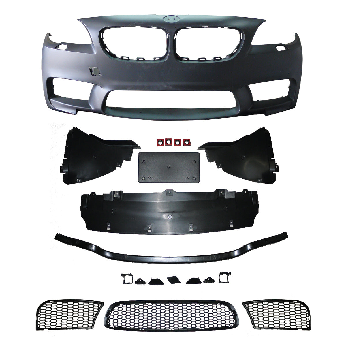 Frontstoßstange Sport mit SRA passend für BMW 5er (F10/F11) 2010-2017 – Ansicht 2