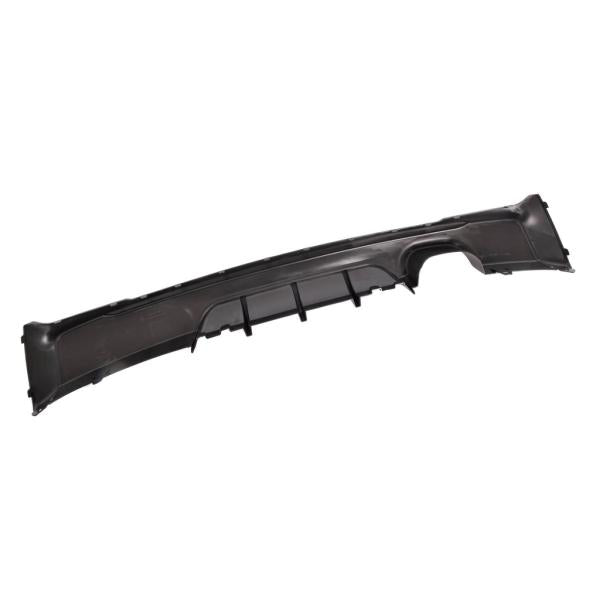 Heckansatz Heckspoiler Diffusor passend für BMW F22 Coupe F23 Cabrio für M-Paket 2-Rohr