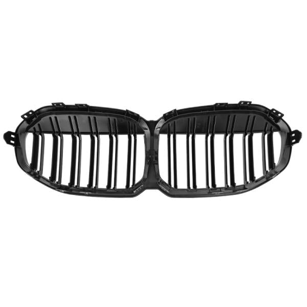 Sport Doppelsteg Kühlergrill hochglanz schwarz glanz für alle passend für BMW 1er F40