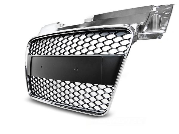 Sportgrill / Kühlergrill passend für Audi TT 8J Coupe/Roadster 06-14 chrom in Wabendesign