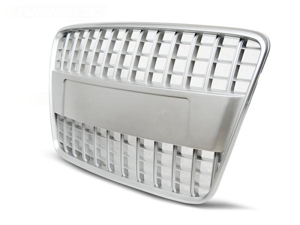 Sportgrill / Kühlergrill passend für Audi Q7 4L 05-09 matt silber