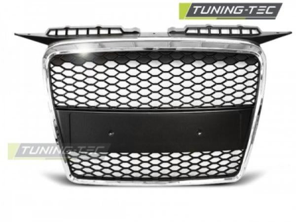 Sportgrill / Kühlergrill kompatibel mit A3 8P 04-08 chrom in Wabendesign