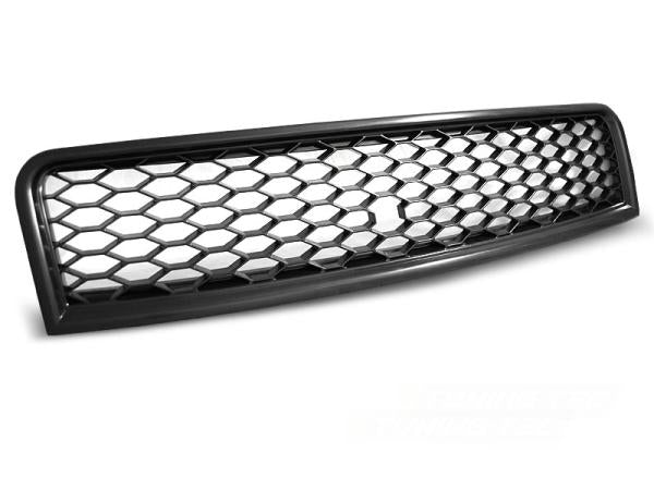 Sportkühlergrill passend für Audi A4 B6 (8E) 00-04 matt schwarz in Wabendesign