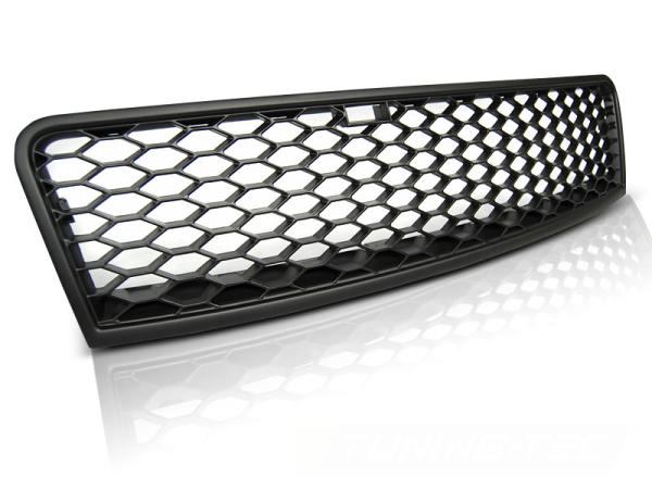 Sportgrill / Kühlergrill passend für Audi A6 C5 (4B) 01-05 matt schwarz in Wabendesign