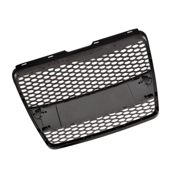 Sportgrill Wabengrill Kühlergrill passend für Audi A6 4F 04-08 Hochglanz schwarz