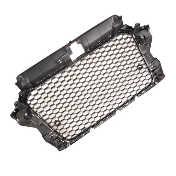 Sportgrill / Kühlergrill passend für Audi A3 8V 12-16 Hochglanz Schwarz / Chrom in Wabendesign