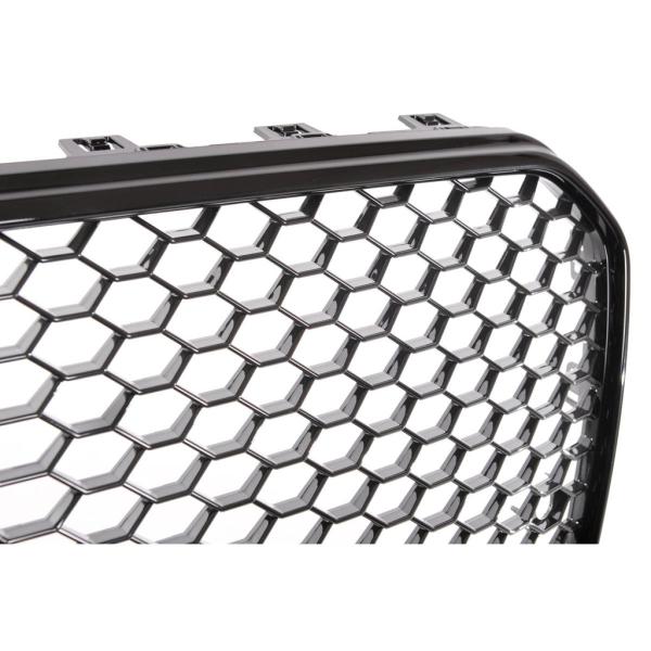 Kühlergrill Waben Grill Glanz Schwarz passt passend für Audi A5 B8 8T Facelift