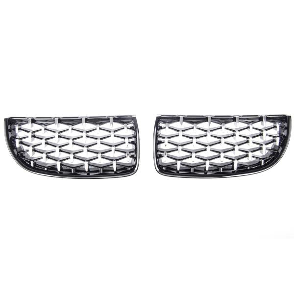 Sportgrill Kühlergrill passend für BMW 3er E90 / E91 05-08 schwarz/chrom