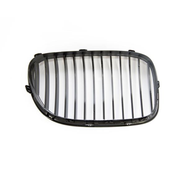 Sportgrill Kühlergrill Single passend für BMW 7er F01/ F02/ F03/ F04 08-15 Hochglanz schwarz