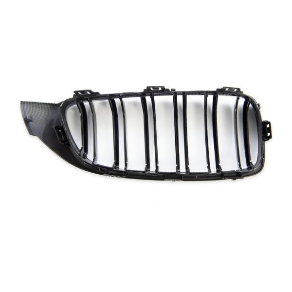 Sportgrill Kühlergrill Doppelsteg passend für BMW 4er F32 / F33 / F36 13-21 Carbon Look