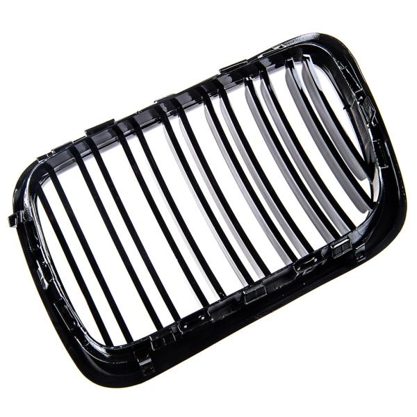 Sportgrill Kühlergrill Doppelsteg passend für BMW 3er E36 96-00 Hochglanz schwarz