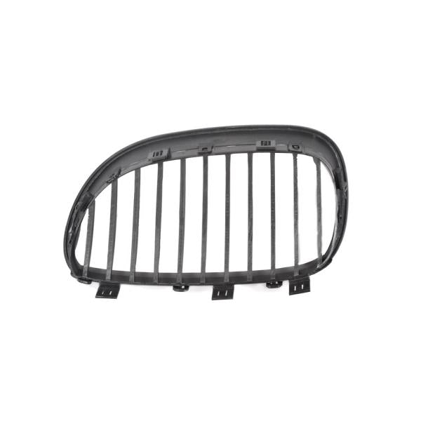 Sportgrill Kühlergrill Single passend für BMW 5er E60 / E61 03-10 schwarz/Matt