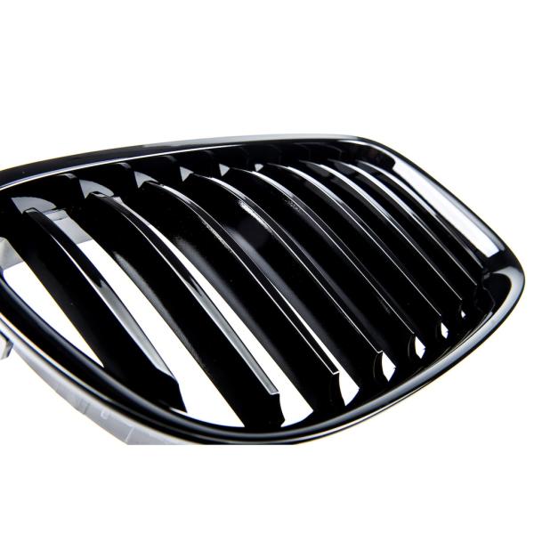 Sportgrill Kühlergrill Single passend für BMW 5er Gran Turismo F07 13-17 Hochglanz schwarz