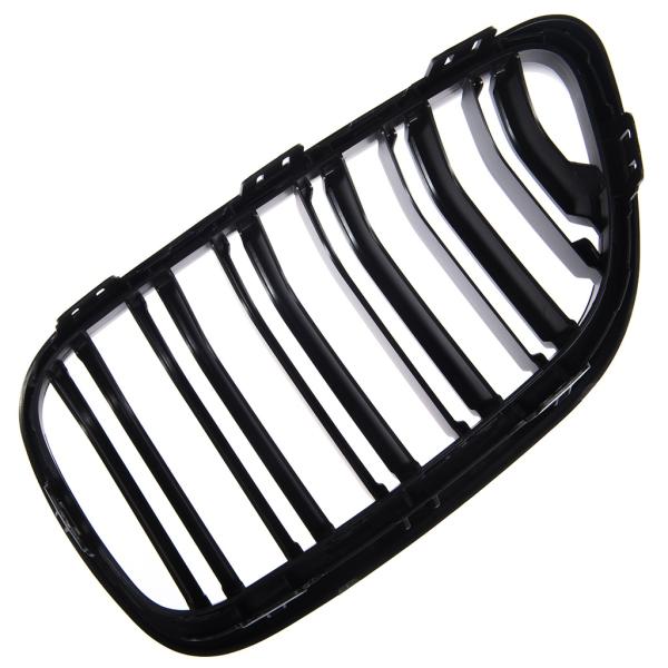 Kühlergrill SET Schwarz Matt Doppelsteg passt passend für BMW 2er F22 F23 235 240 M2