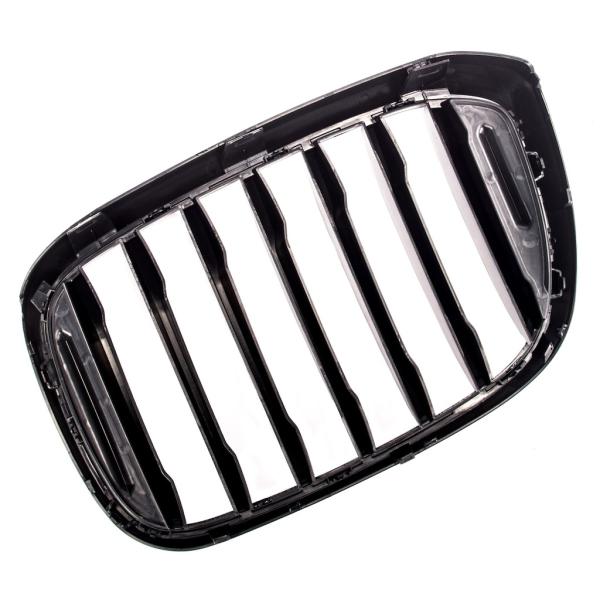 Sportgrill Kühlergrill passend für BMW X3 G01 17-21 Hochglanz schwarz