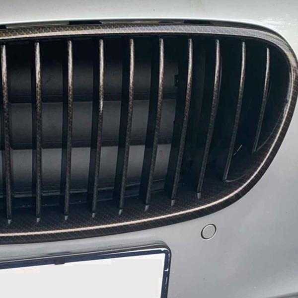 Sportgrill Kühlergrill kompatibel mit passend für BMW 5er F10 / F11 10-18 Carbon Look