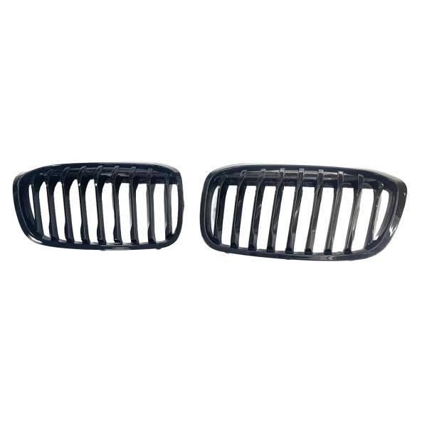 Sportgrill Kühlergrill kompatibel mit passend für BMW 2er F45 / F46 18-21 glanz schwarz
