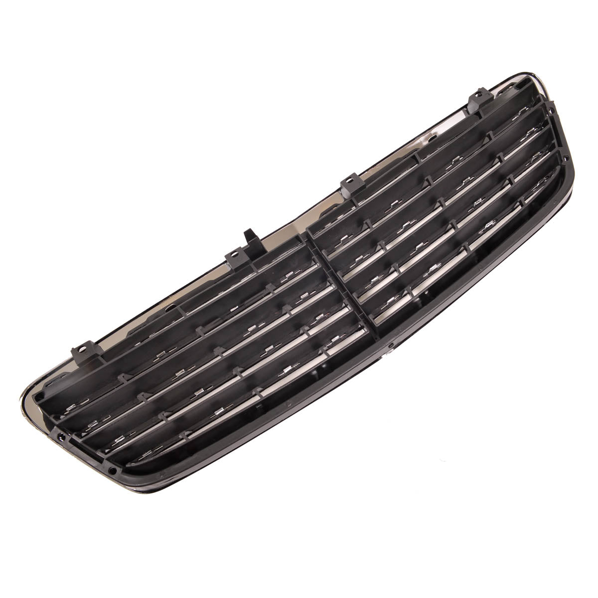 Front Grille 4 Slats Chrome passend für Mercedes C-Class W203 2000-2007 – Bild 5