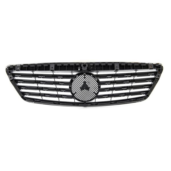 Sport Kühlergrill Chrom Silber passend für Mercedes Benz S-Klasse (W221) ab 2005-2006