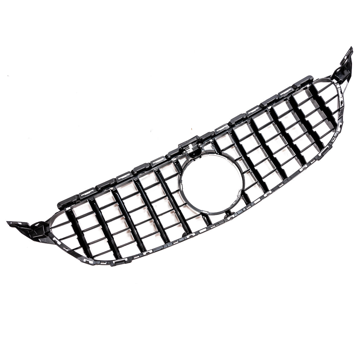 GT Chrome & Black Front Grille passend für Mercedes C-Class W205 S205 2014-2021 – Bild 6
