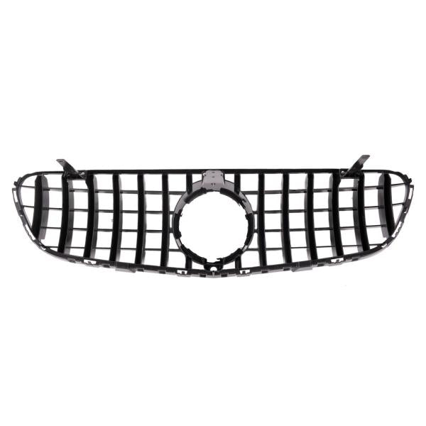 Kühlergrill Schwarz passend für Mercedes GLC X253 + Kamera Sport-Panamericana GT