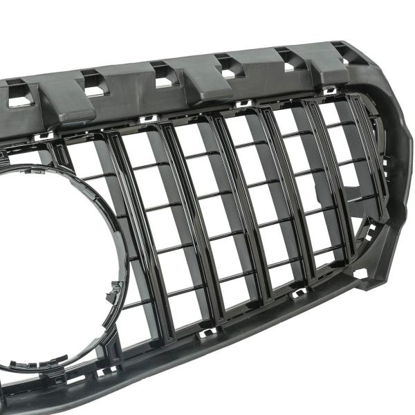 Kühlergrill schwarz glanz passt an passend für Mercedes W117 CLA 13-16 Sport-Panamericana GT
