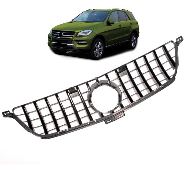 Kühlergrill Schwarz passt passend für Mercedes ML W166 bis 2015 Sport-Panamericana GT