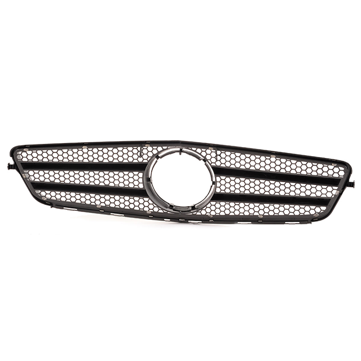 Front Grille Gloss Black passend für Mercedes C-Class W204 2007-2015 – Bild 4